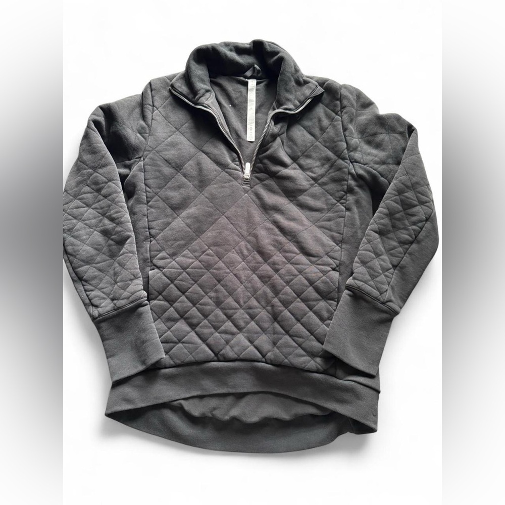 lululemon athletica black Quilted Sweatshirt